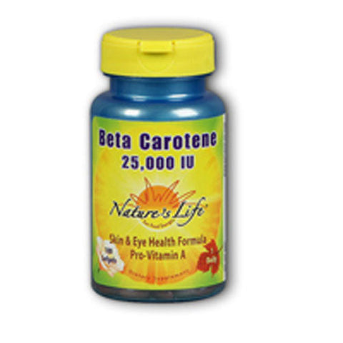 Nature's Life, Beta Carotene, 25,000 IU, 250 softgels
