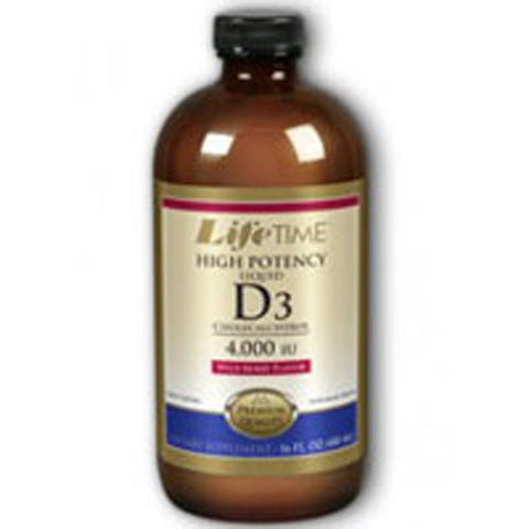 Life Time Nutritional Specialties, Liquid D3, 4000 IU, High Potency Wild Berry 16 oz