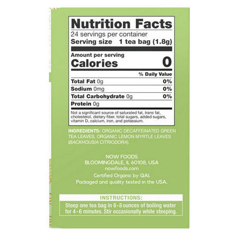 Now Foods, Green Tranquility Tea, 24 bags