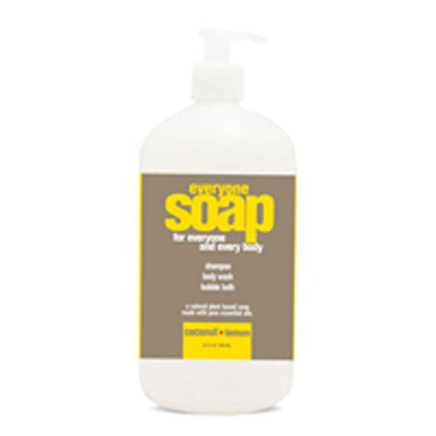 EO Products, Everyone Liquid Soap, Coconut & Lemon 32 OZ