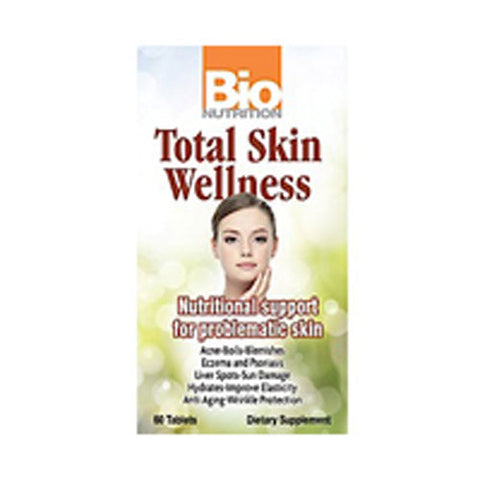 Bio Nutrition Inc, Total Skin Wellness, 60 tabs