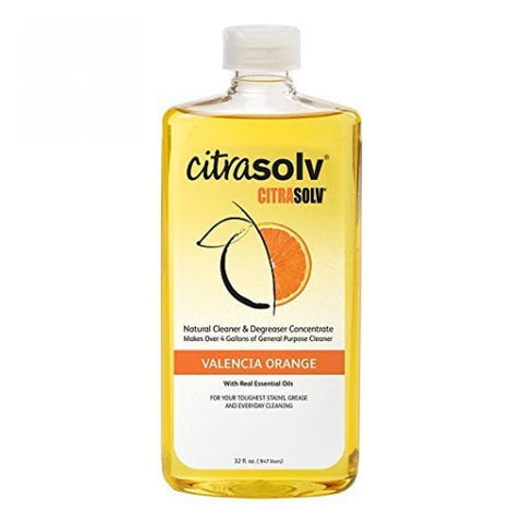 Citra Solv, Cleaner and Degreaser Natural Concentrate, Valencia Orange, 8 oz