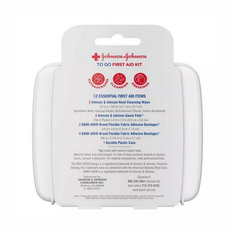 Johnson's, Johnson &Johnson First Aid To Go Mini Kit, 1 each