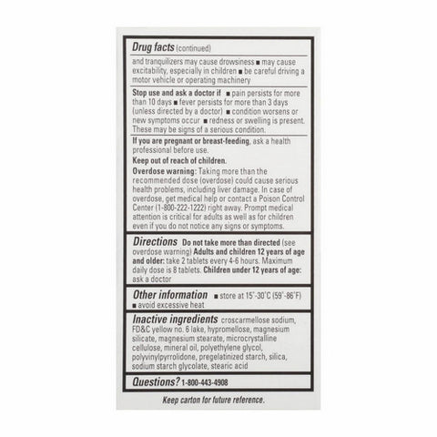 Percogesic, Aspirin Free Fever Reducer & Pain Releiver, Count of 1