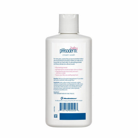 Phisoderm, Baby Tear-Free Cream Wash, 8 Oz