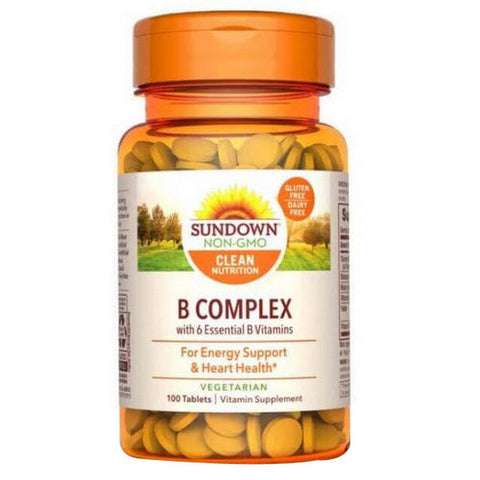 Sundown Naturals, Vitamin B-Complex, 100 tabs