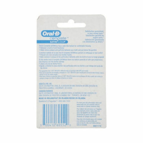 Oral-B, Complete Satin Floss Mint 55 Yards, each