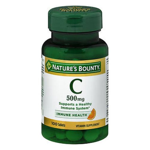 Nature's Bounty, Vitamin C, 500 mg, 100 tabs