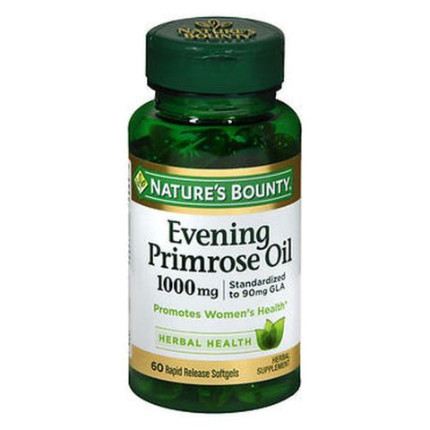 Nature's Bounty, Natures Bounty Evening Primrose Oil, 1000 mg, 60 caps
